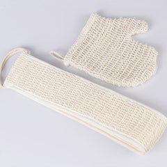 Natural Sisal Fiber Back Scrubber for Men and Women