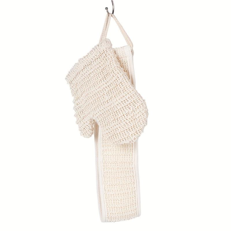 Natural Sisal Fiber Back Scrubber for Men and Women