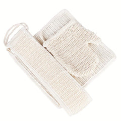 Natural Sisal Fiber Back Scrubber for Men and Women