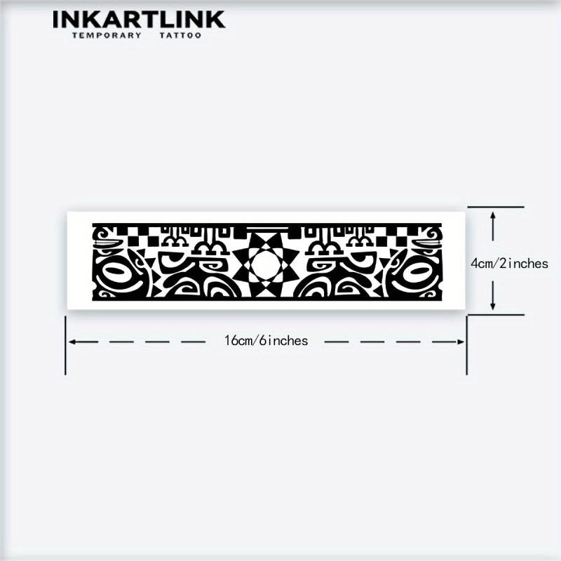 Cherry Blossom Sunflower Butterfly Lock Tattoo Sticker