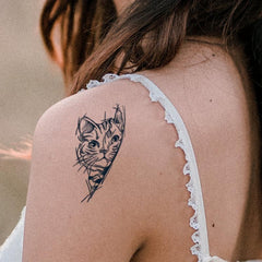 Herbal Juice Semi-permanent Kitten Tattoo - Lasts Up to 2 Weeks