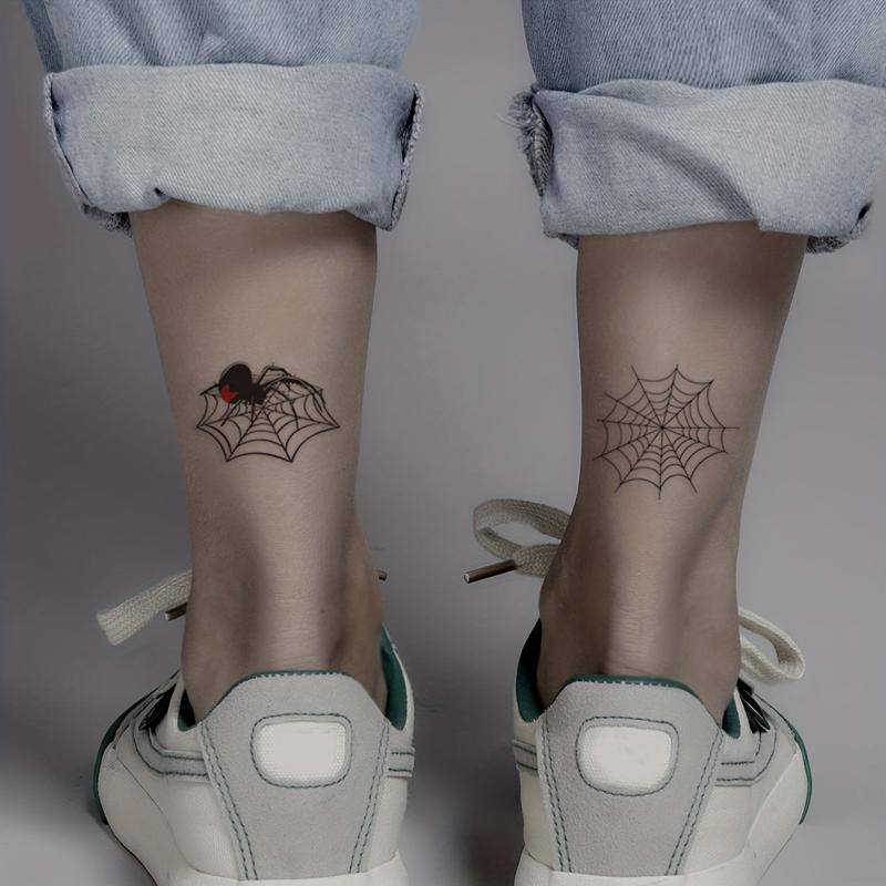 Realistic Spider Pattern Wrist Body Temporary Tattoo Sticker