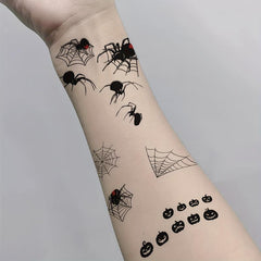 Realistic Spider Pattern Wrist Body Temporary Tattoo Sticker
