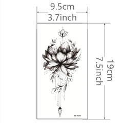 Waterproof Flower Tattoo Sticker | Durable Temporary Tattoo