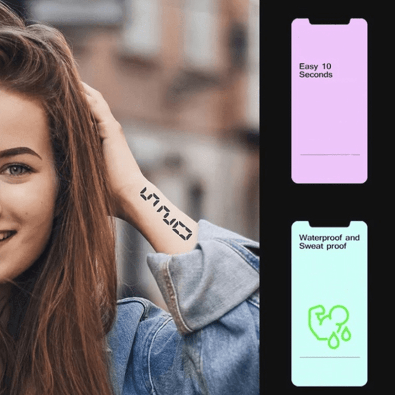 Waterproof Flower Tattoo Sticker | Durable Temporary Tattoo