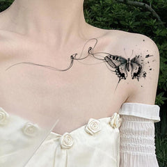 Butterfly Tattoo Sticker Waterproof Temporary Tattoo