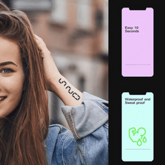 Waterproof Blooming Rose Temporary Tattoo for Women and Men