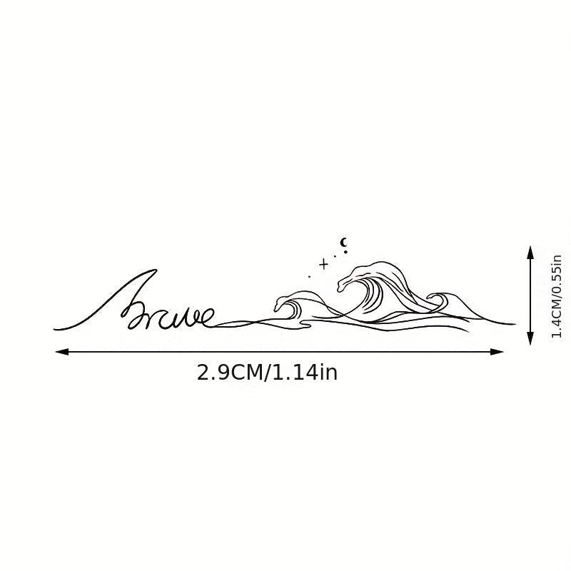 Herbal Fruit Juice Tattoo Sticker - Waterproof Semi Permanent