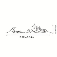 Herbal Fruit Juice Tattoo Sticker - Waterproof Semi Permanent
