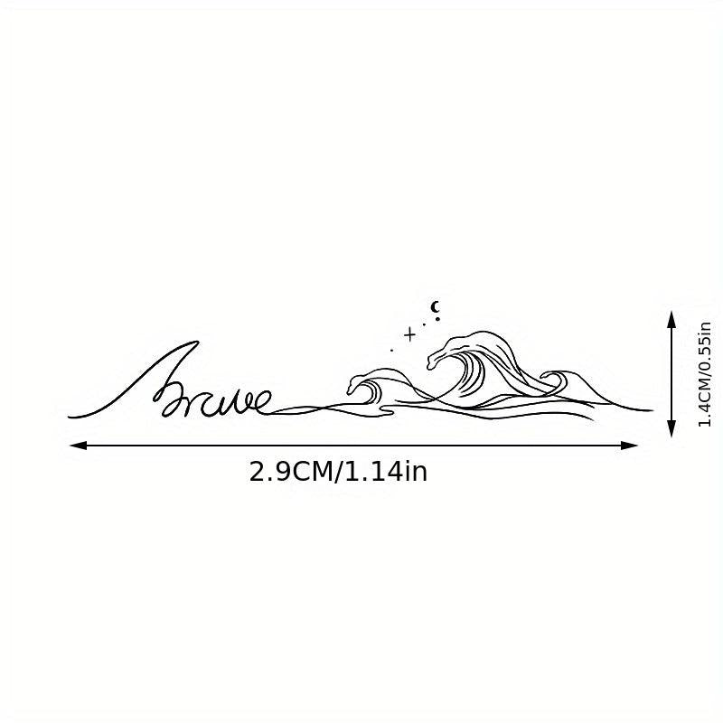 Herbal Fruit Juice Tattoo Sticker - Waterproof Semi Permanent