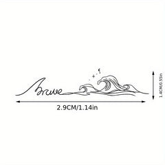 Herbal Fruit Juice Tattoo Sticker - Waterproof Semi Permanent
