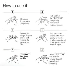 Dream Catcher Temporary Tattoo Waterproof Sticker