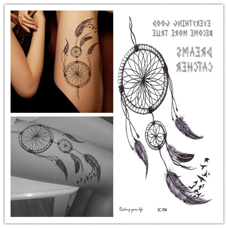 Dream Catcher Temporary Tattoo Waterproof Sticker