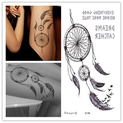 Dream Catcher Temporary Tattoo Waterproof Sticker
