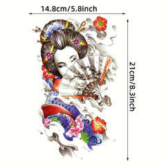 Japanese Style Temporary Tattoo Sticker for Women