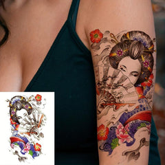 Japanese Style Temporary Tattoo Sticker for Women