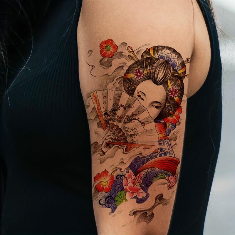 Japanese Style Temporary Tattoo Sticker for Women