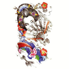 Japanese Style Temporary Tattoo Sticker for Women