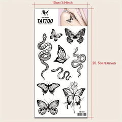 Waterproof Butterfly Tattoo Sticker - Party Temporary Tattoo