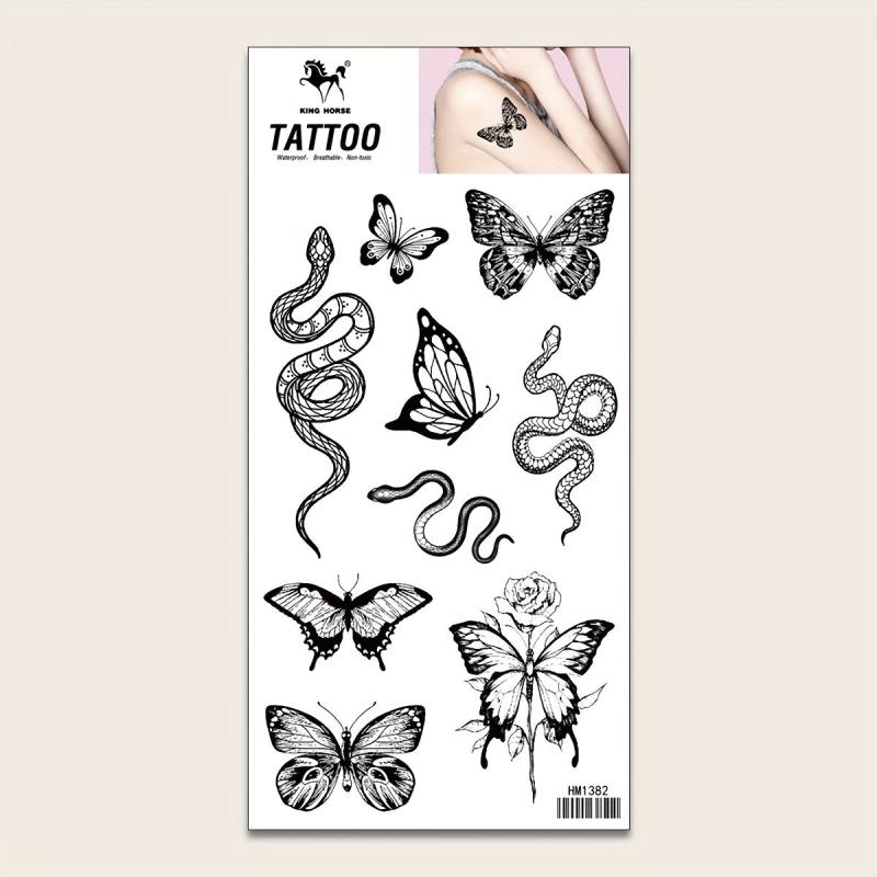 Waterproof Butterfly Tattoo Sticker - Party Temporary Tattoo