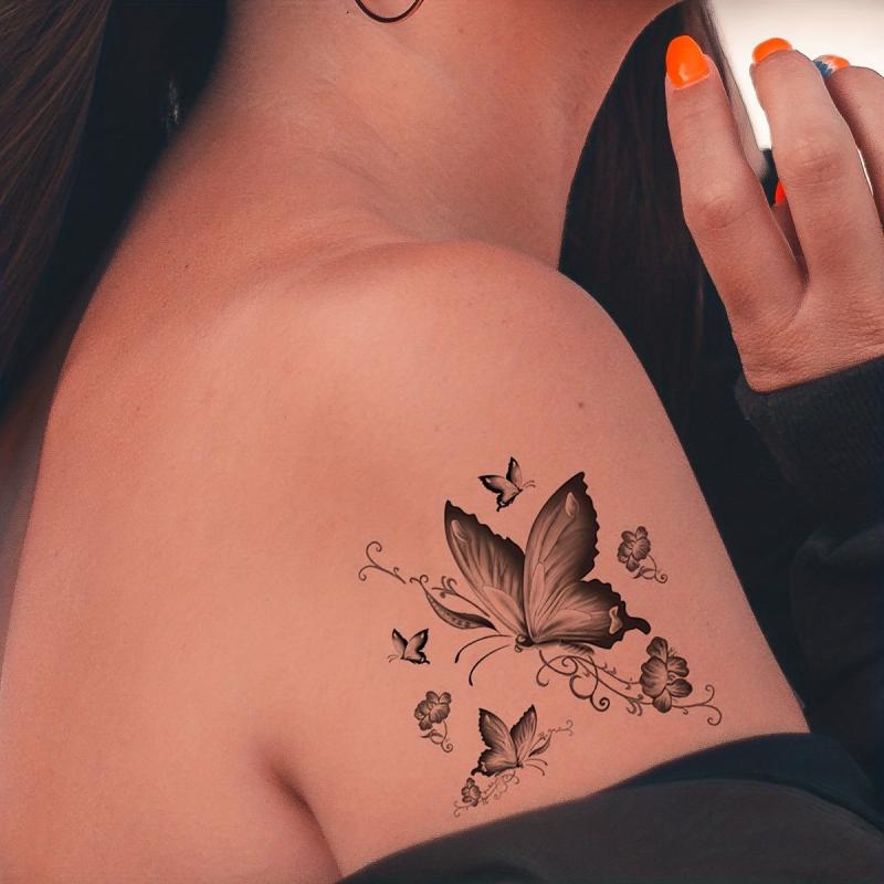 Waterproof Temporary Butterfly Tattoo Stickers