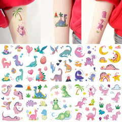 Glitter Tattoo Sticker Dinosaur Pterosauria Boy Girl Outdoor Sports Party