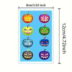 Halloween Glow Temporary Tattoos Stickers - 12 Sheets