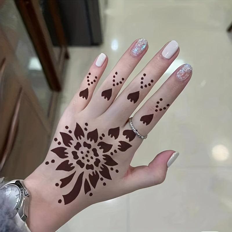 2 PCS Reusable Tattoo Stencils for Women Teens Girls
