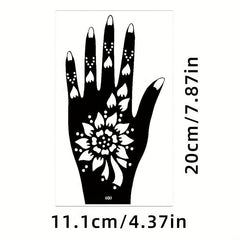 2 PCS Reusable Tattoo Stencils for Women Teens Girls