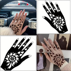 2 PCS Reusable Tattoo Stencils for Women Teens Girls