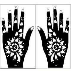 2 PCS Reusable Tattoo Stencils for Women Teens Girls