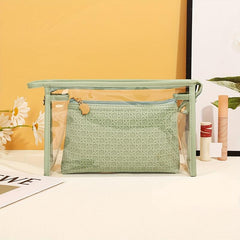 Clear Waterproof Makeup Bag Women Travel Toiletry Organizer