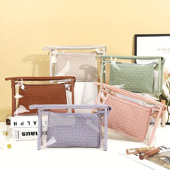 Clear Waterproof Makeup Bag Women Travel Toiletry Organizer