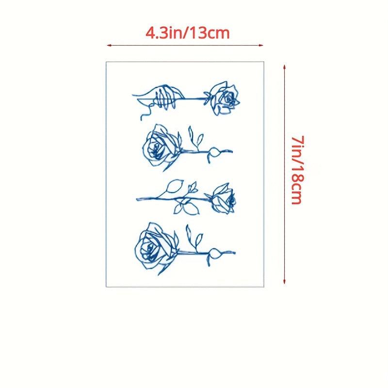 Waterproof Herbal Plant Tattoo Sticker Semi-Permanent Temporary Tattoo Patch
