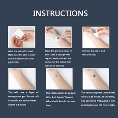 Waterproof Herbal Plant Tattoo Sticker Semi-Permanent Temporary Tattoo Patch