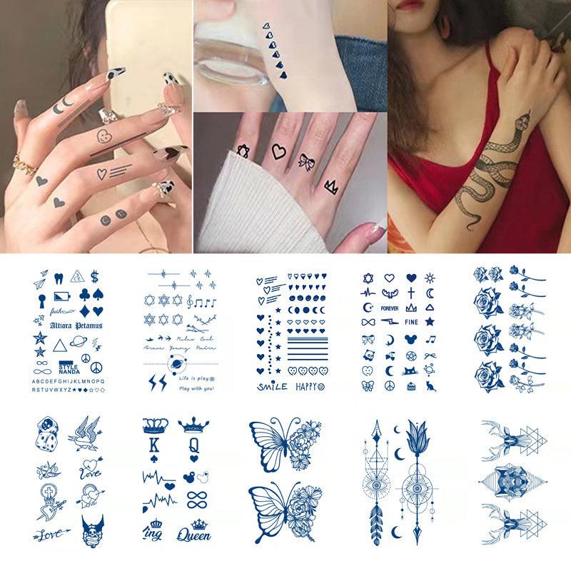 Waterproof Herbal Plant Tattoo Sticker Semi-Permanent Temporary Tattoo Patch