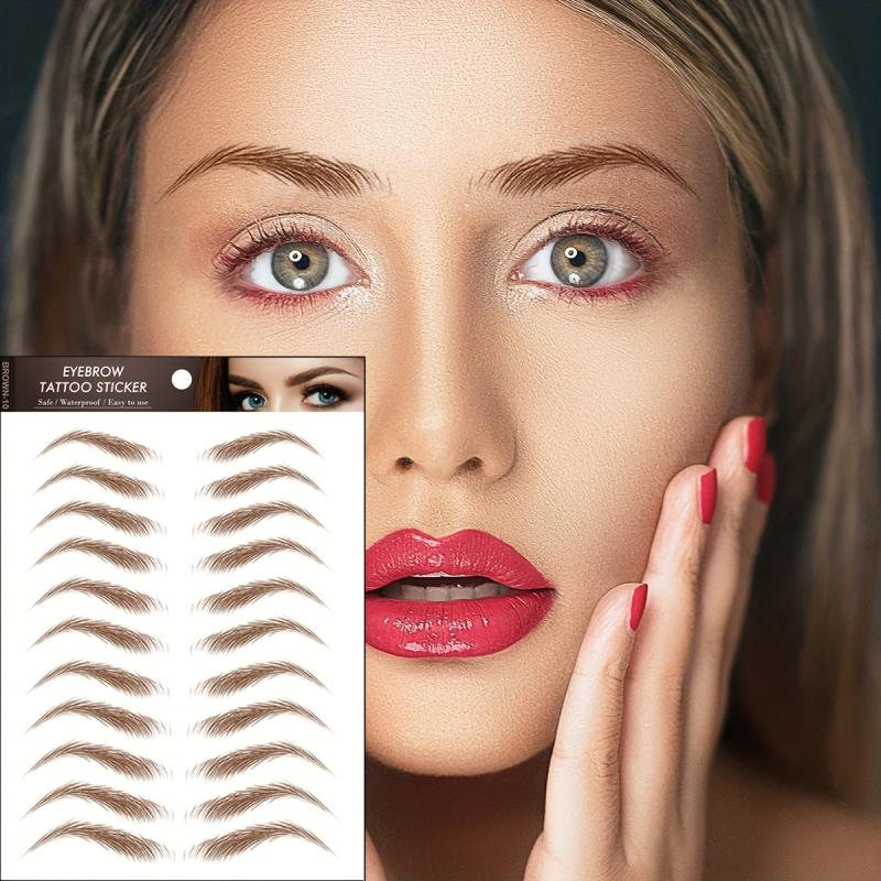 Eyebrow Tattoo Sticker Waterproof Makeup Cosmetic