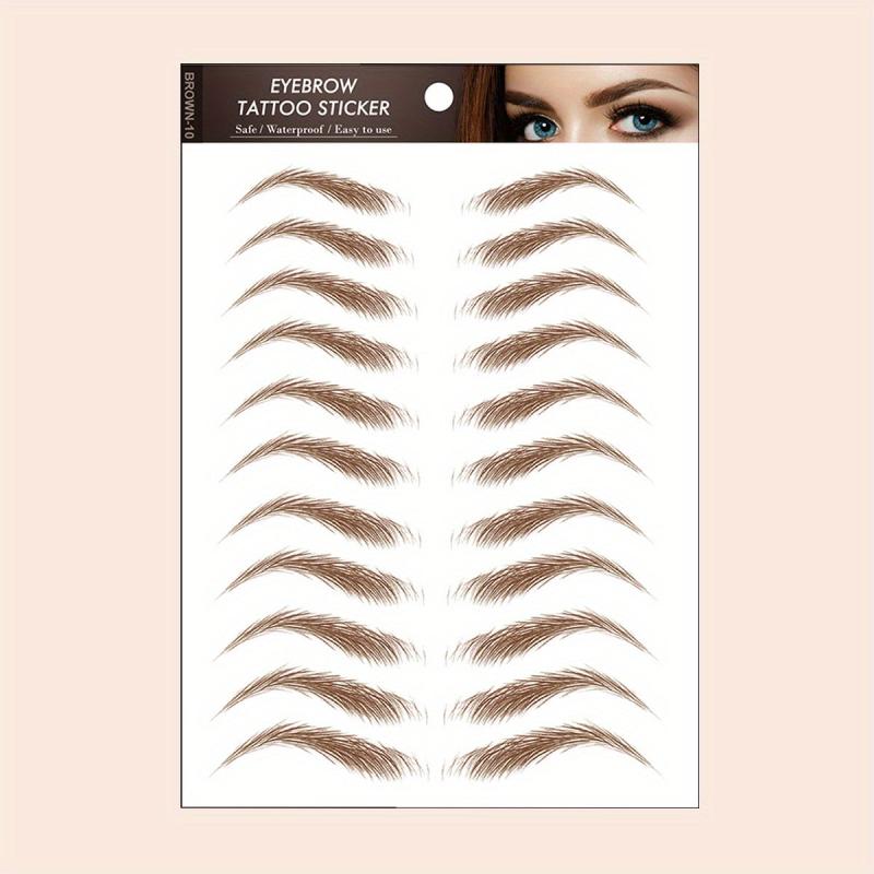 Eyebrow Tattoo Sticker Waterproof Makeup Cosmetic