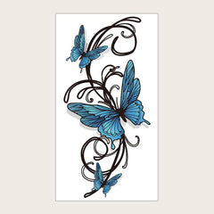 Small Flower Arm Body Tattoo Stickers x3 Sheets
