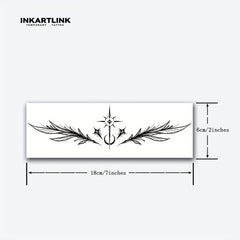 Angel Blessing Temporary Tattoo Stickers Herbal Juice Waterproof