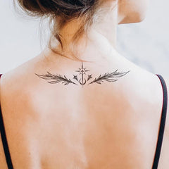 Angel Blessing Temporary Tattoo Stickers Herbal Juice Waterproof