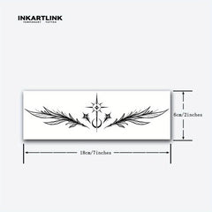 Angel Blessing Temporary Tattoo Stickers Herbal Juice Waterproof