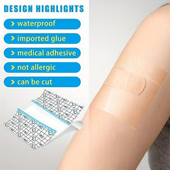 30 Pcs Tattoo Waterproof Sticker Clear Bandage Adhesive for Tattoo Protection