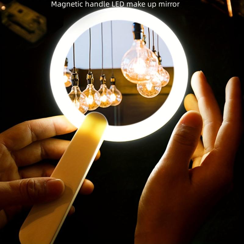 LED Lighted Makeup Mirror Magnetic Suction Beauty Vanity Mirror