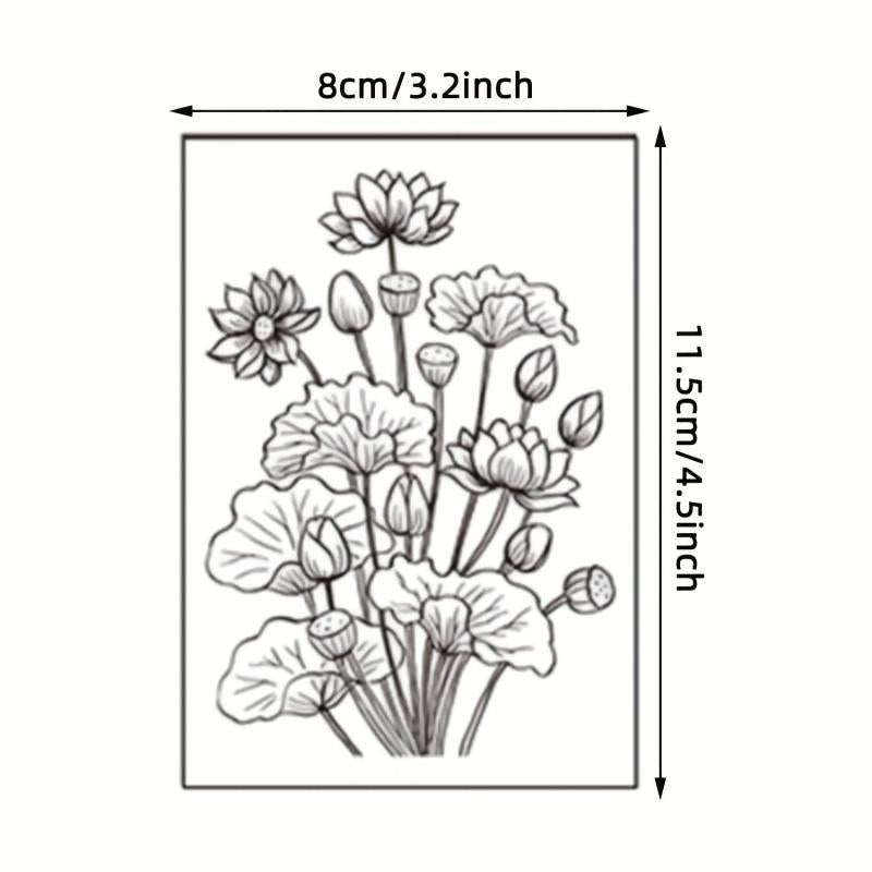 12 pcs Waterproof Flower Temporary Tattoo for Women