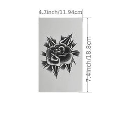 Long Lasting Blooming Flower Hand Tattoo Sticker
