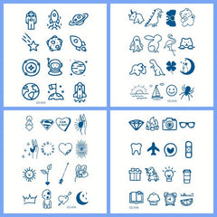 Lovely Small Figure Temporary Tattoo Stickers