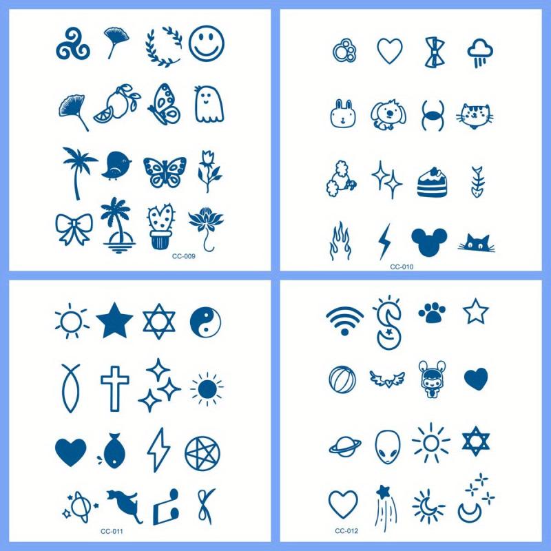 Lovely Small Figure Temporary Tattoo Stickers