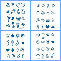 Lovely Small Figure Temporary Tattoo Stickers