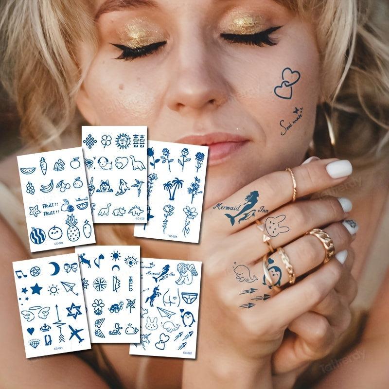Lovely Small Figure Temporary Tattoo Stickers
